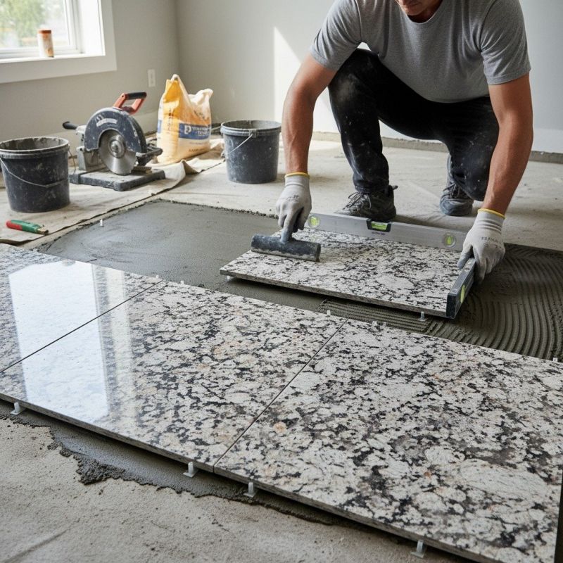 Granite Floor Installation